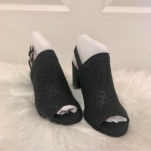 CL By Laundry open toe booties heels - Picture 5 of 9